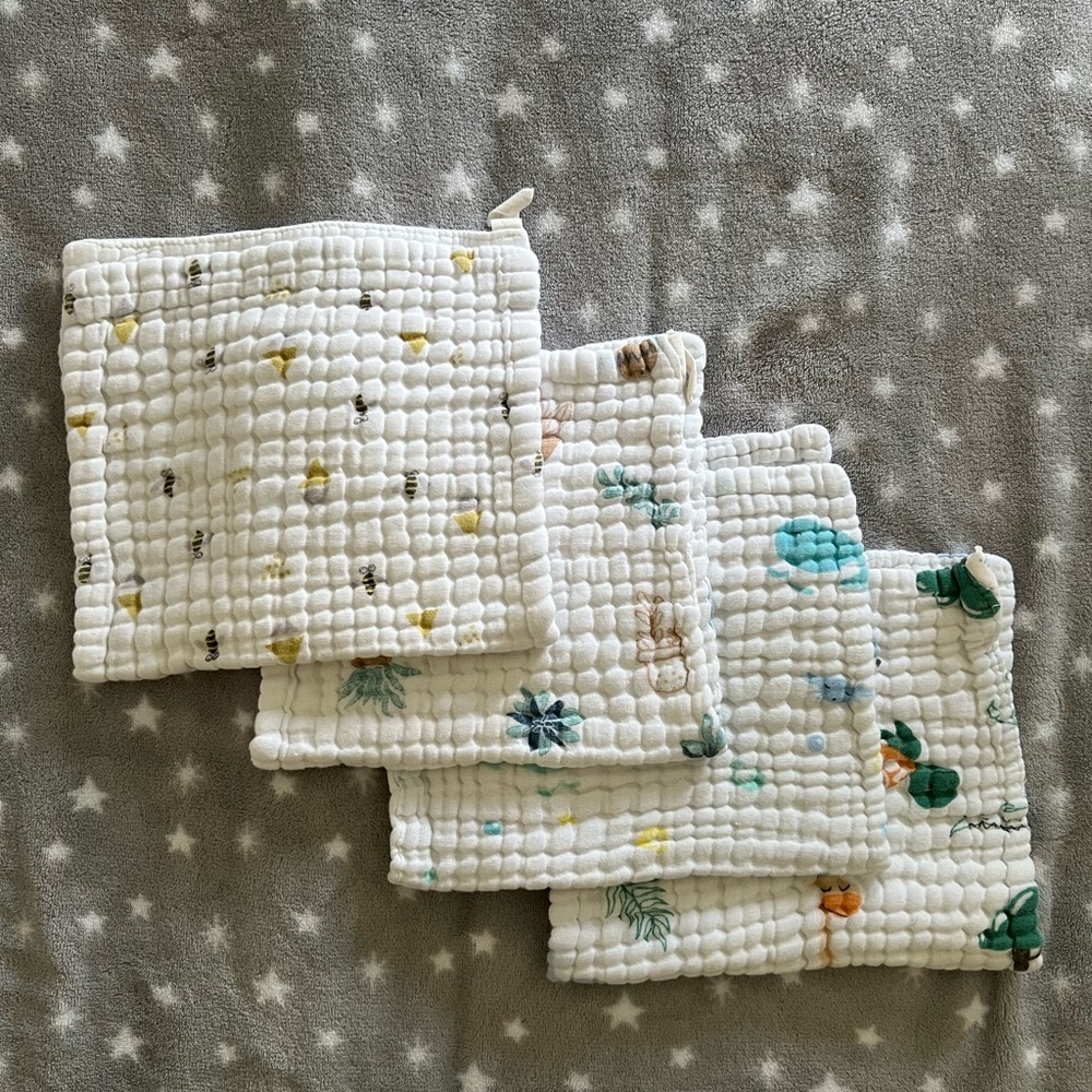 18 Baby Burp Cloths